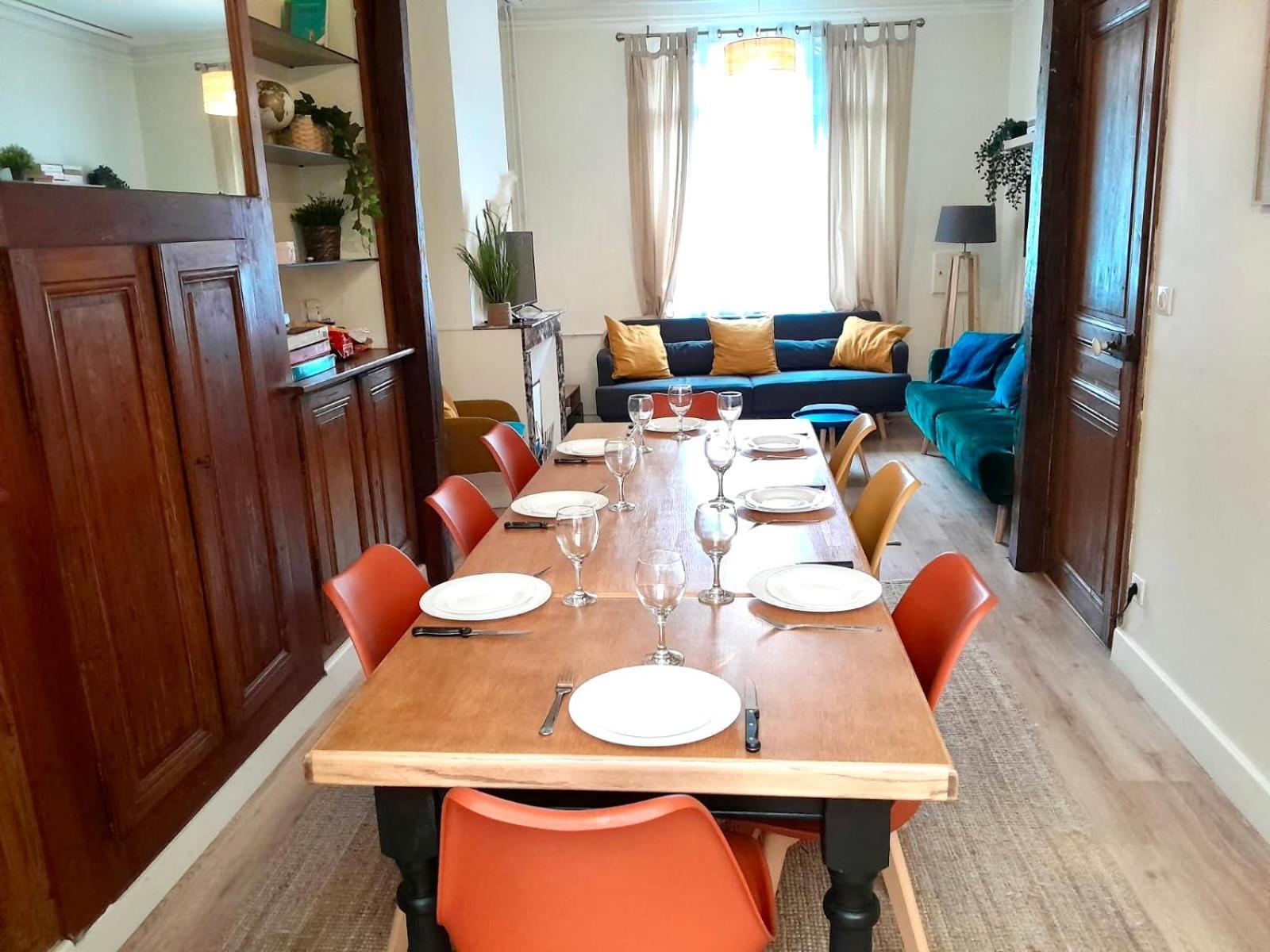 4 Chambres - Grande Maison - Parking - Jardin Amiens Luaran gambar